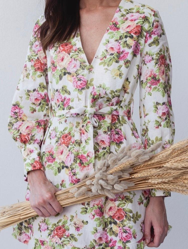 Zimmermann Radiate Flounce Shift - Size 0P photo 2