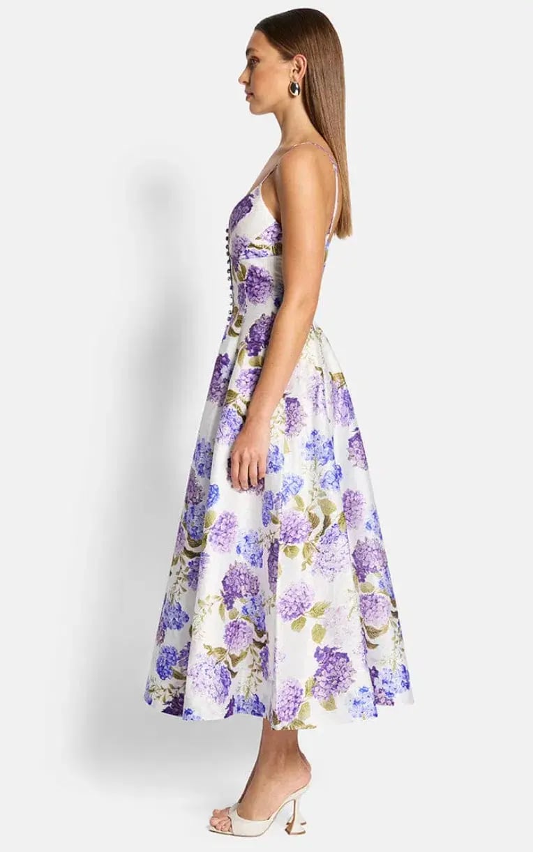 Sofia The Label Evie Midi Dress in Hydrangea Size 8 photo 2