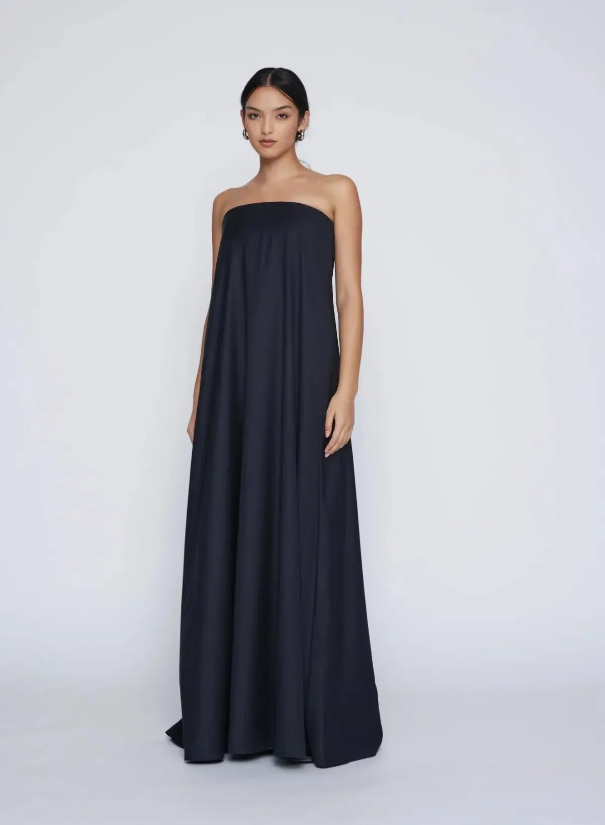 Anna Quan Delfina Maxi Dress Black Ink Size 8 photo 4