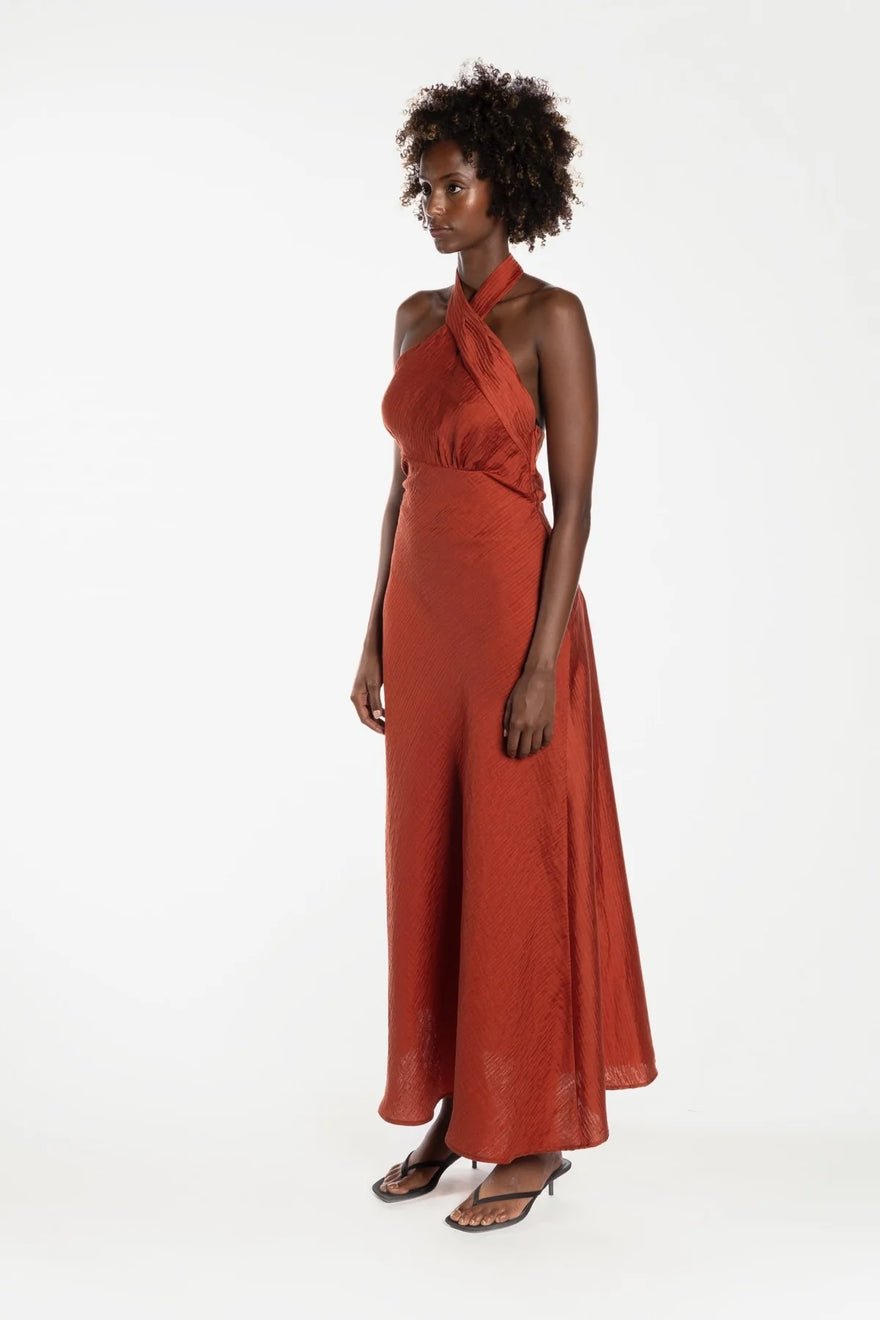 One Fell Swoop Izabella Maxi In Amber photo 5