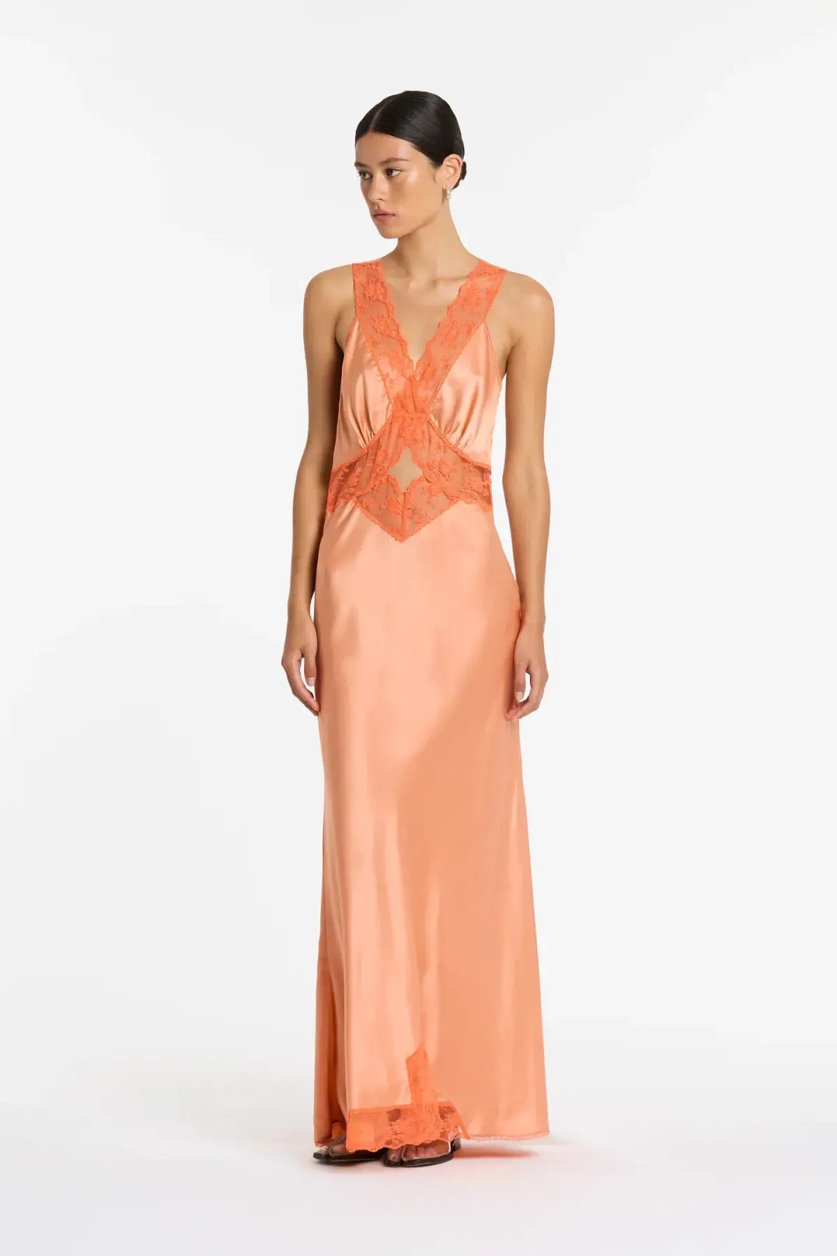 Sir the Label Aries Cut Out Gown Peach Size 0 / AU 6 photo 2