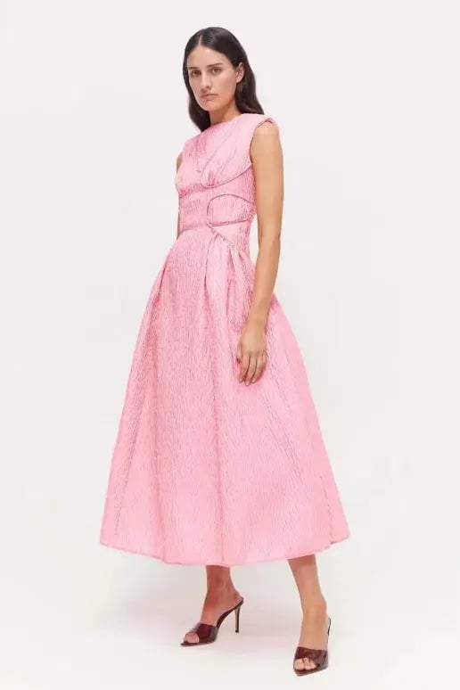 Rachel Gilbert Celia Dress Pink Size 10 photo 2