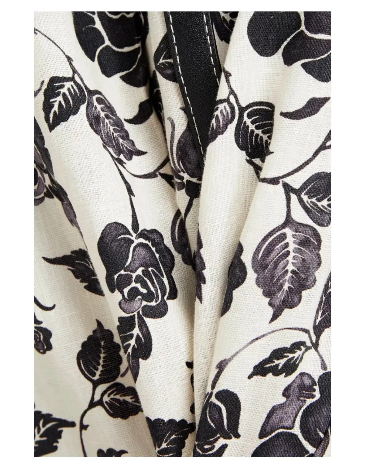 Zimmerman Slub Floral-print Linen-canvas Maxi Skirt Size AU 8 photo 3