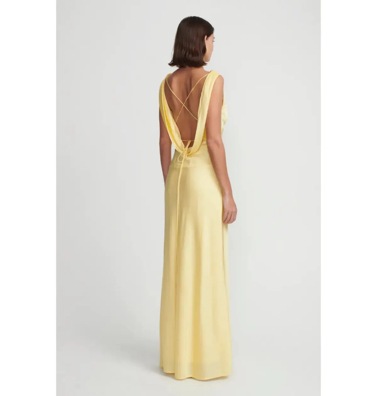 Hansen and Gretel Clara Bias Dress in Butter Size AU 8 photo 4