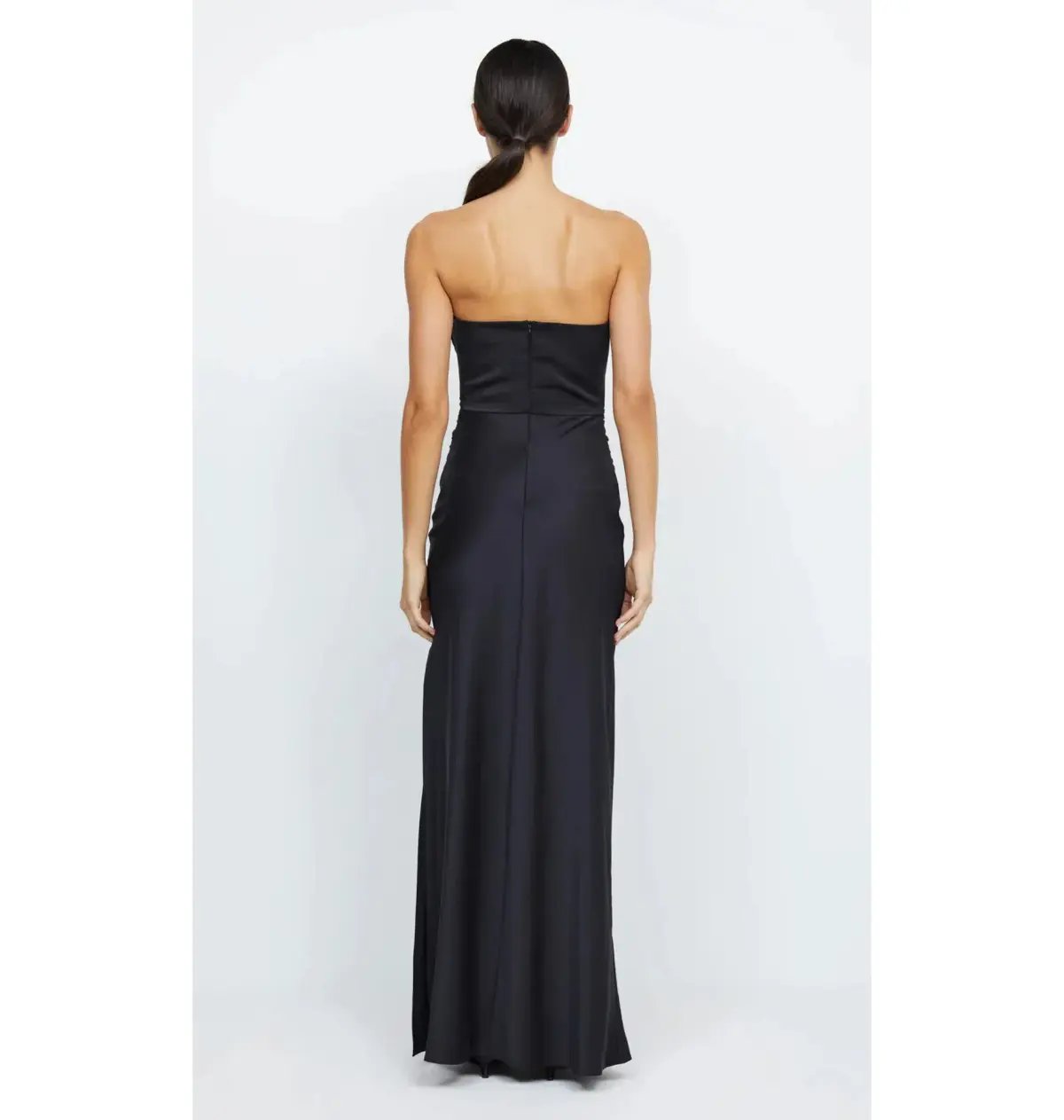 Bec & Bridge Eternity Strapless Maxi Dress Black Size AU 8 photo 5