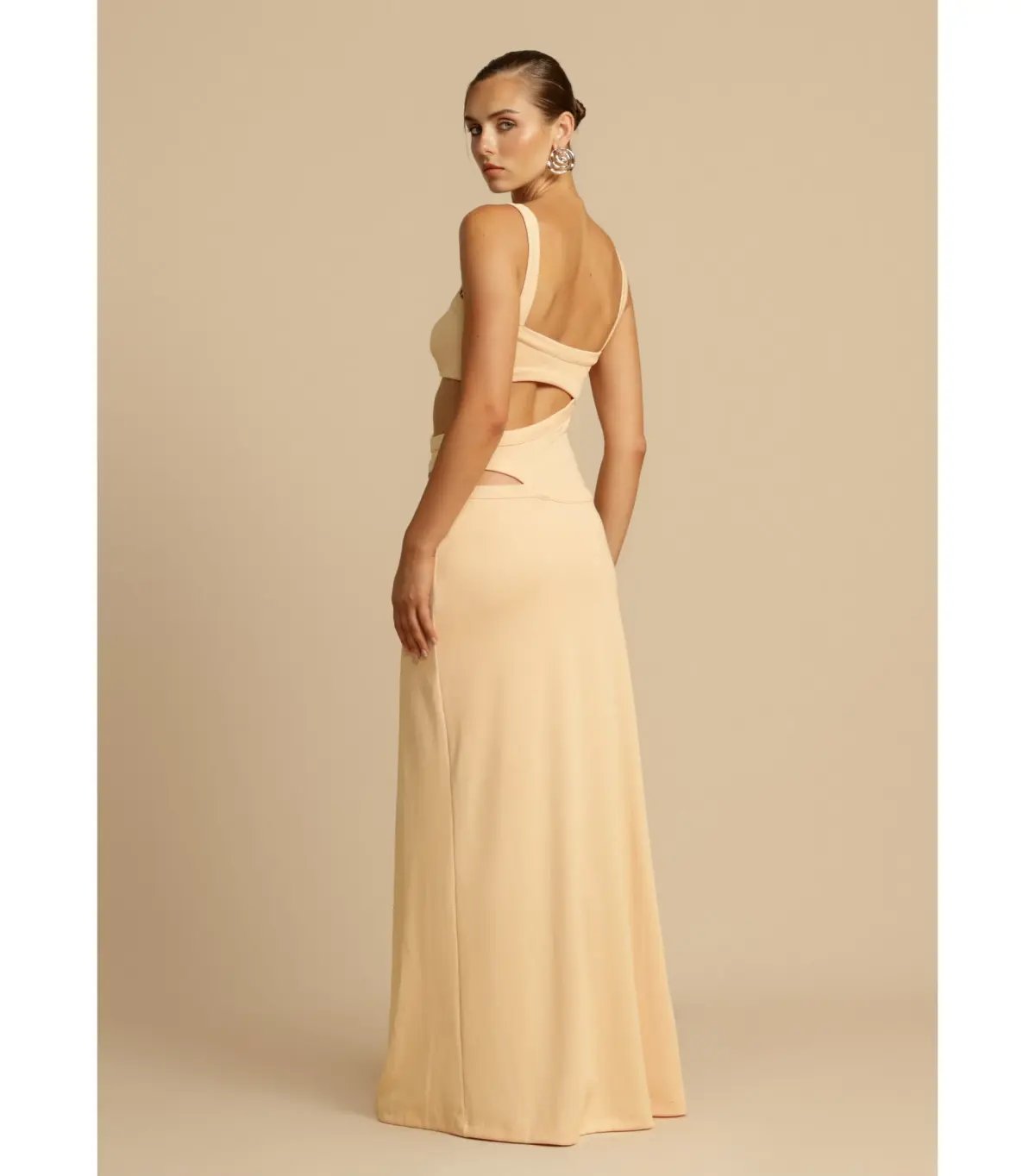 Arcina Ori Jetta Maxi  Dress Butter Size 6 photo 3
