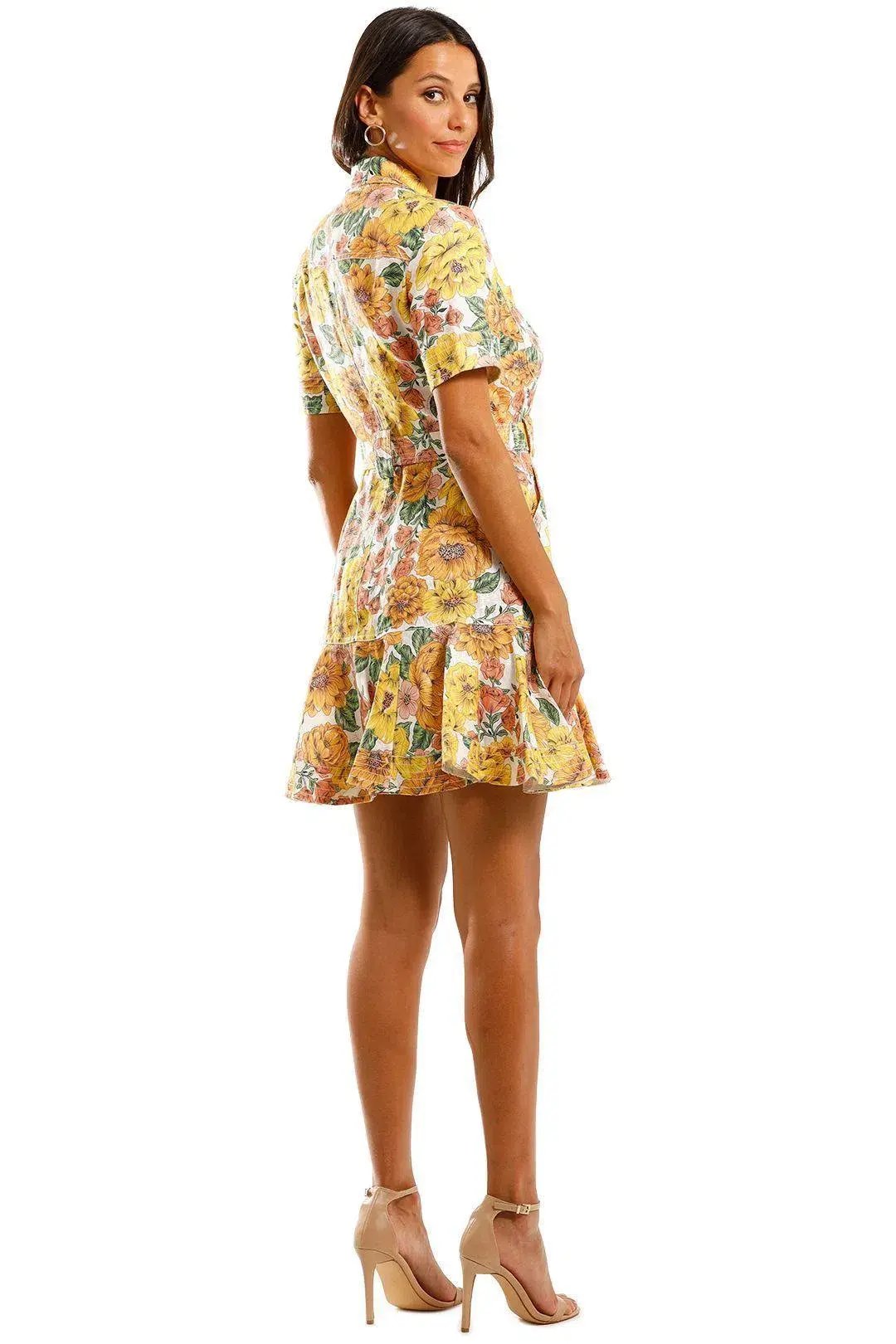 Zimmerman Poppy Belted Mini Dress Floral Size 1 / Au 10 photo 2