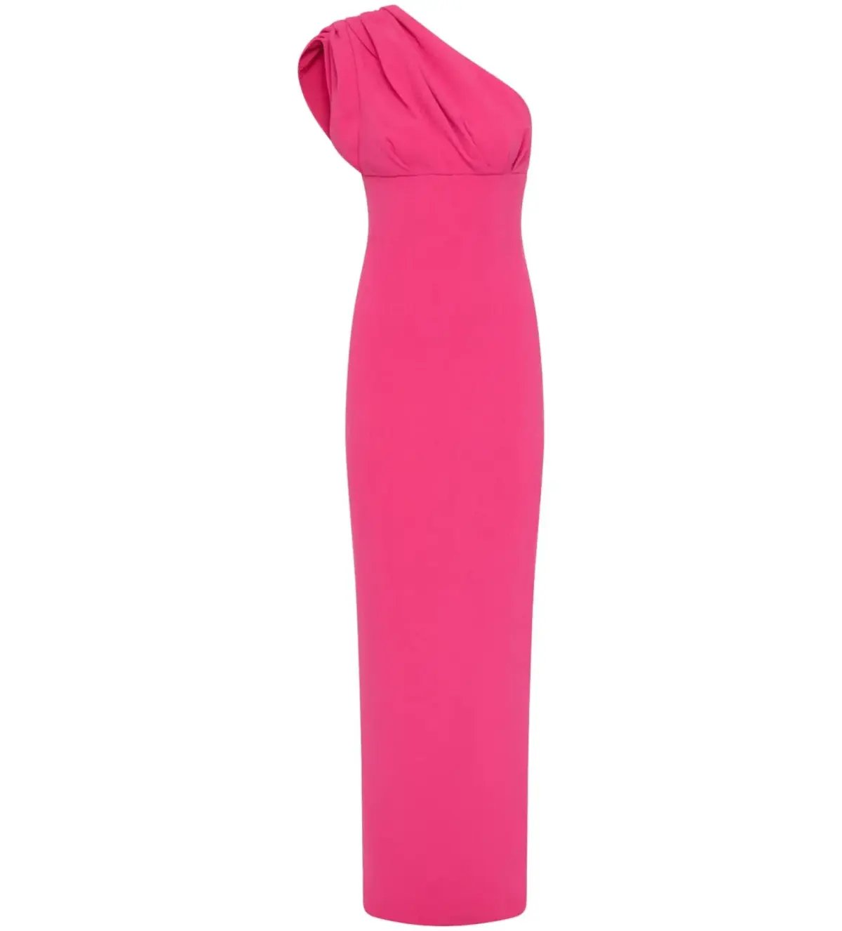 Rachel Gilbert Winnie Gown in Hot Pink Size 10 photo 2