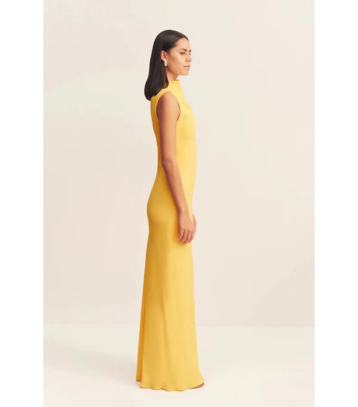 Shona Joy Pierce Sleeveless Maxi Dress in Sunflower Size AU 8 photo 4