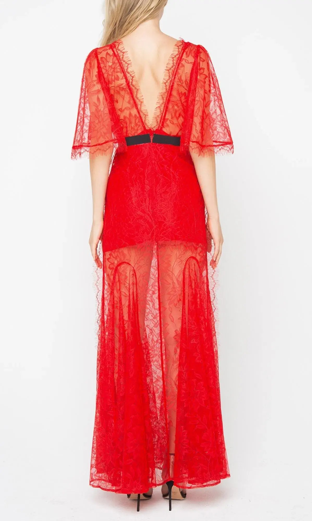 Alice McCall Look Good Feel Good Gown Red Size 6 photo 2