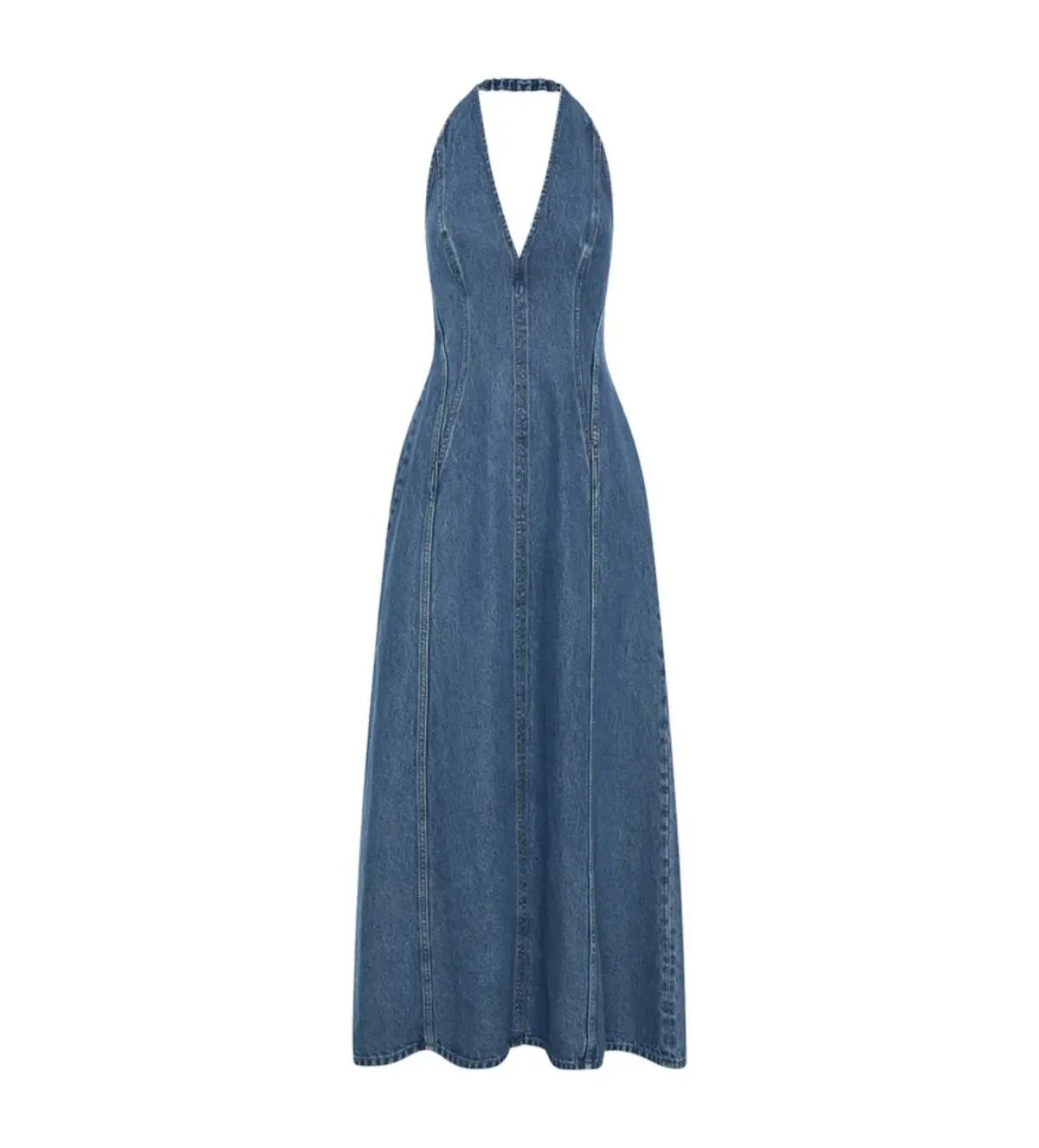 Camilla and Marc Cascadia Denim Dress in Classic Blue Size 6 photo 4