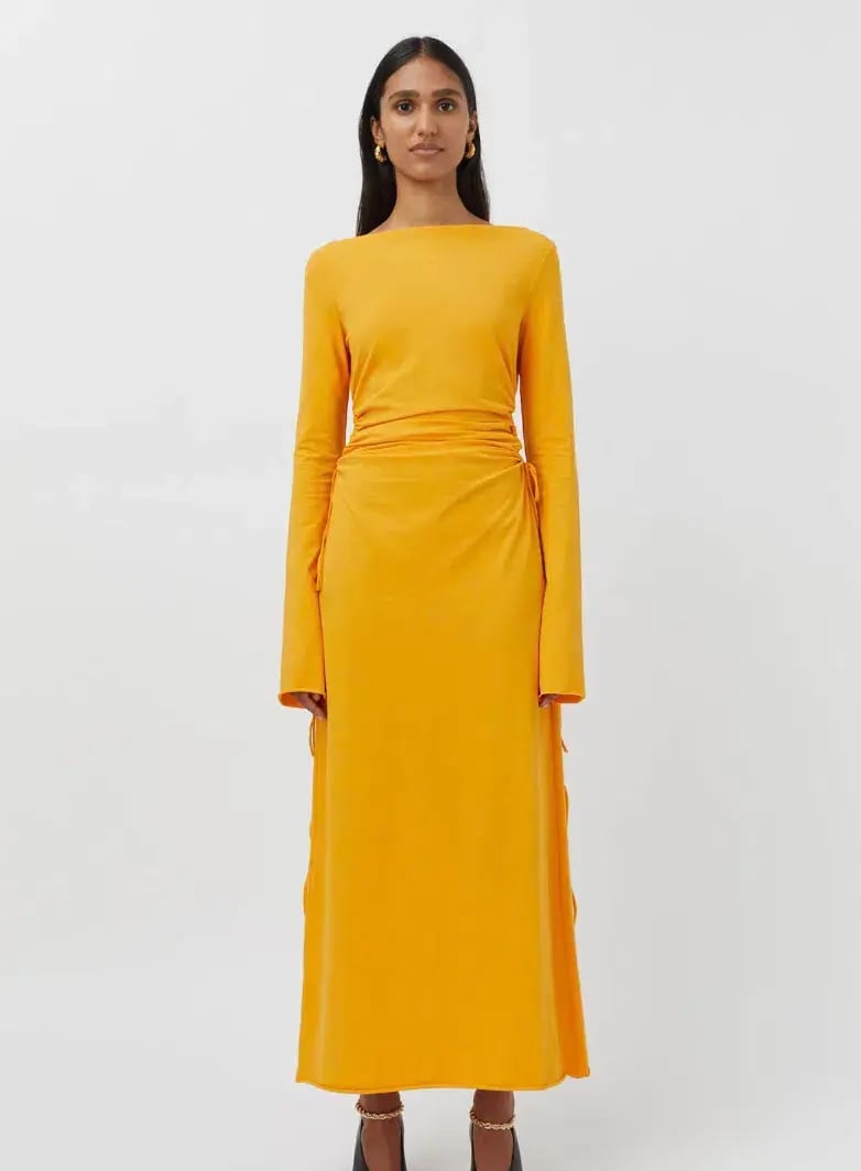 Camilla and Marc Alexandre Midi Dress in Marigold Yellow Size 10 photo 10