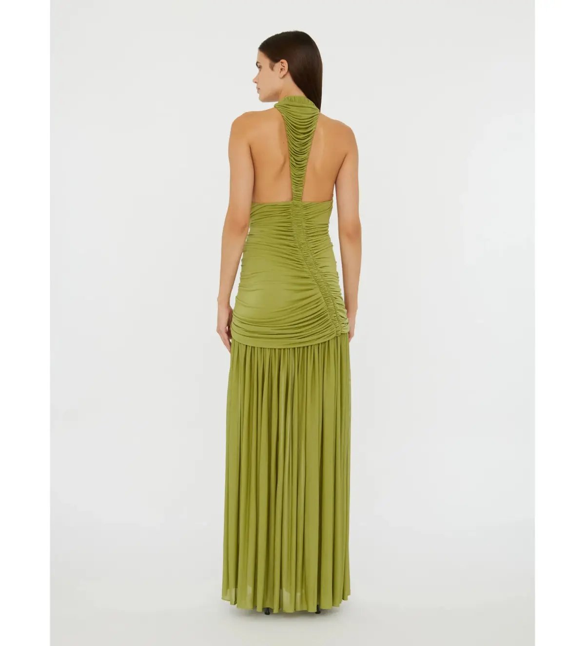 Christopher Esber Orion Gown in Green Olive Size S / AU 8 photo 3