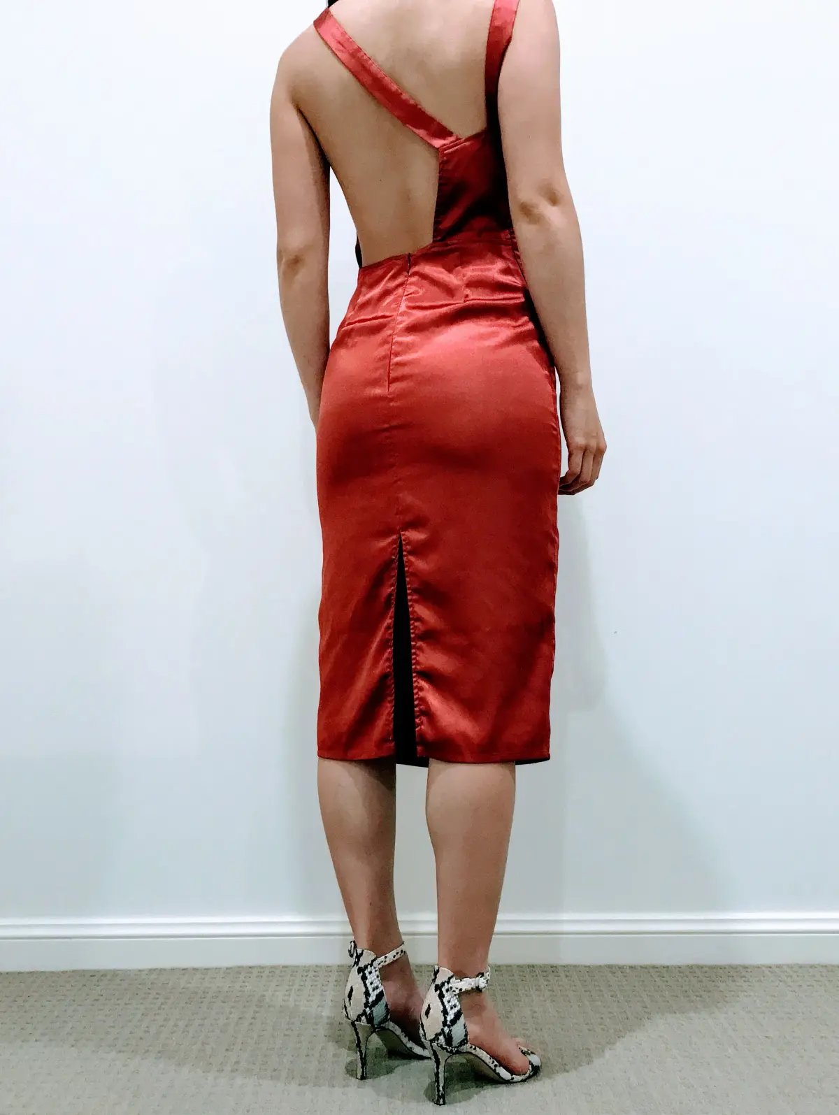 Maurie & Eve Indian Dress Red Size 8 photo 3