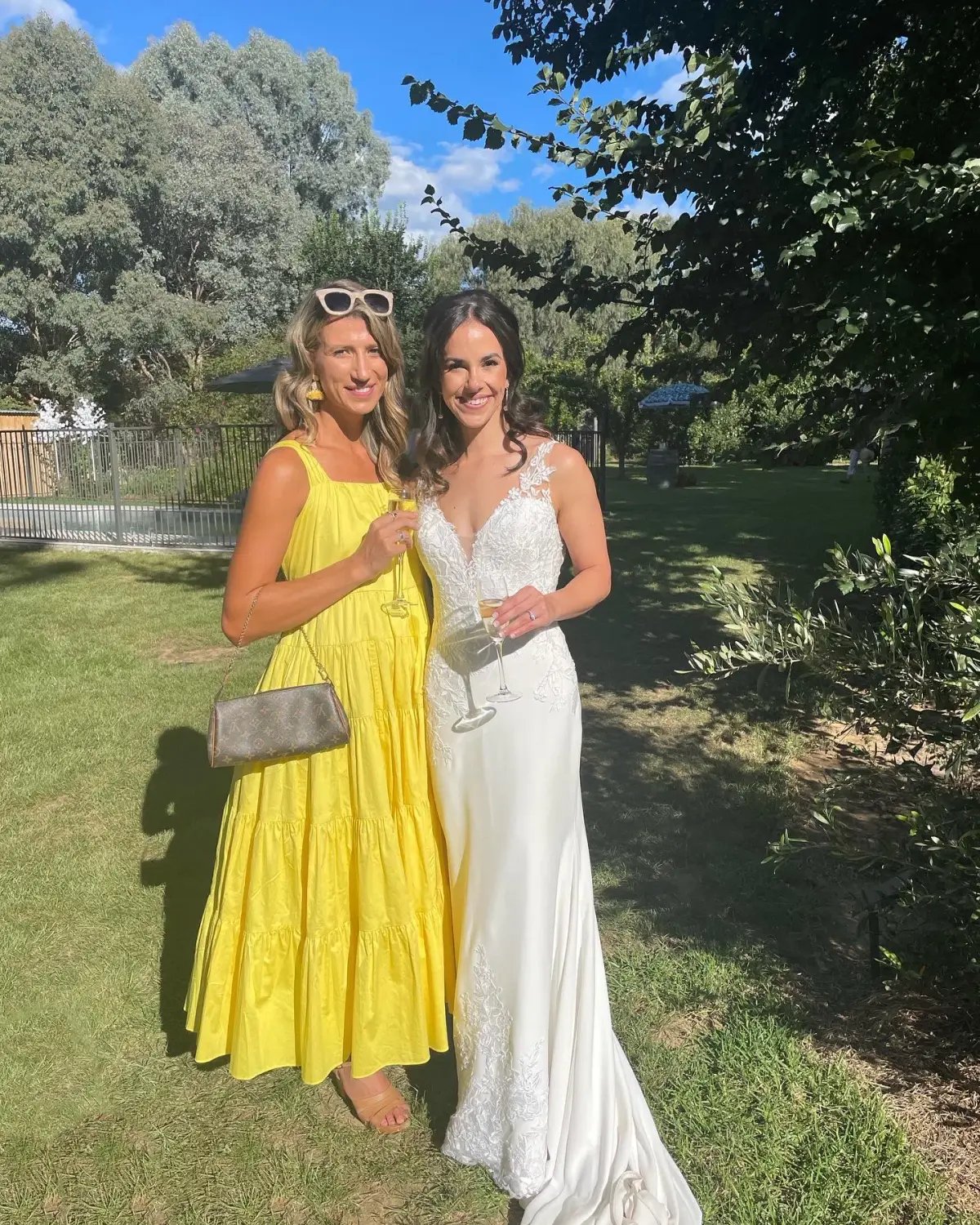 Aje Solstice Tiered Maxi Dress Yellow Size 10 photo 6