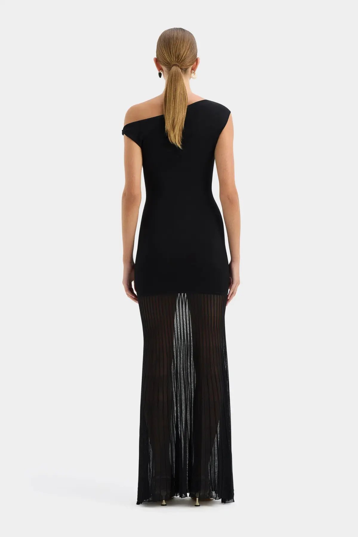 Sir the Label Indigo Twist Dress Black Size 10 photo 3
