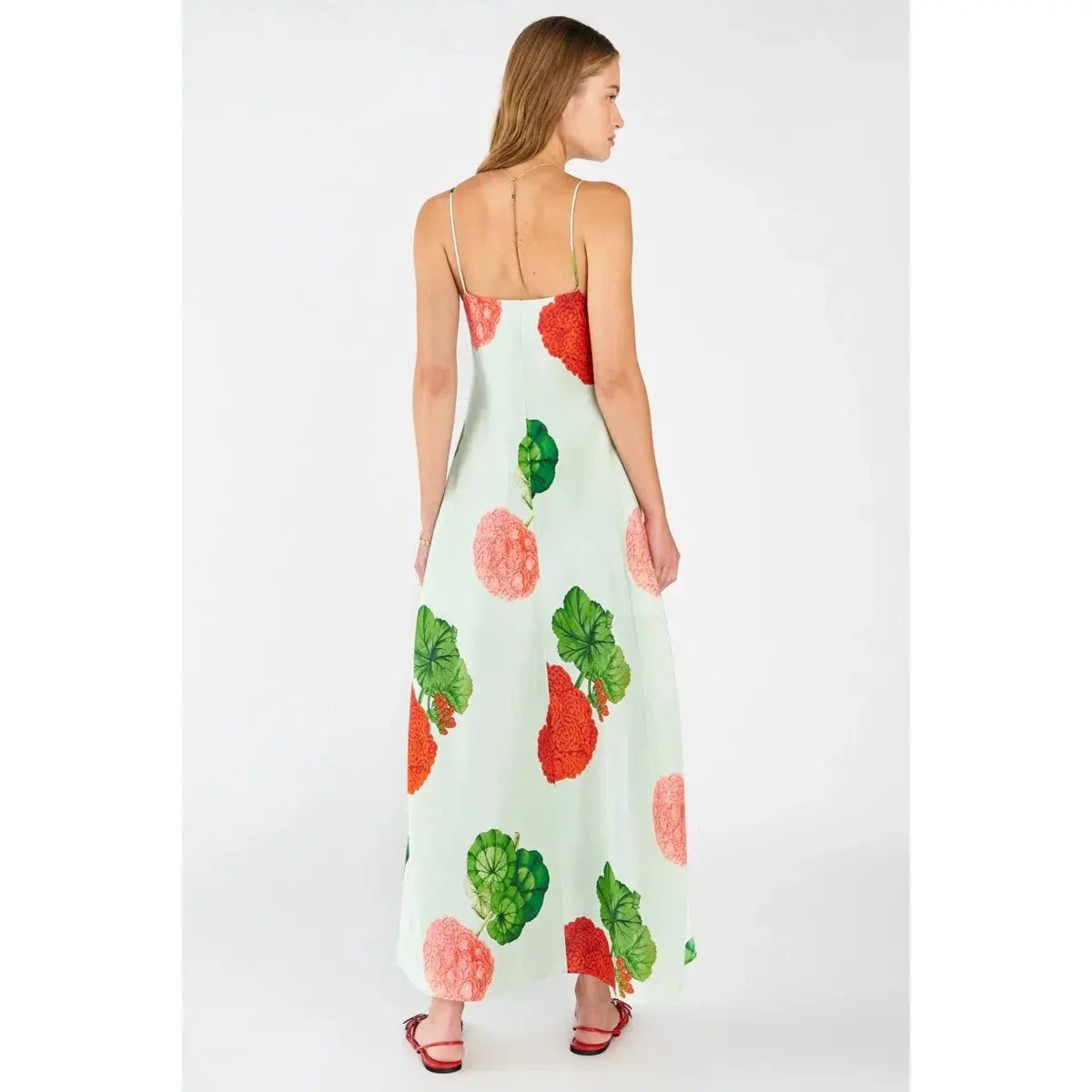Oroton Posie Garden Print Slip Dress Floral Size AU 16 photo 4