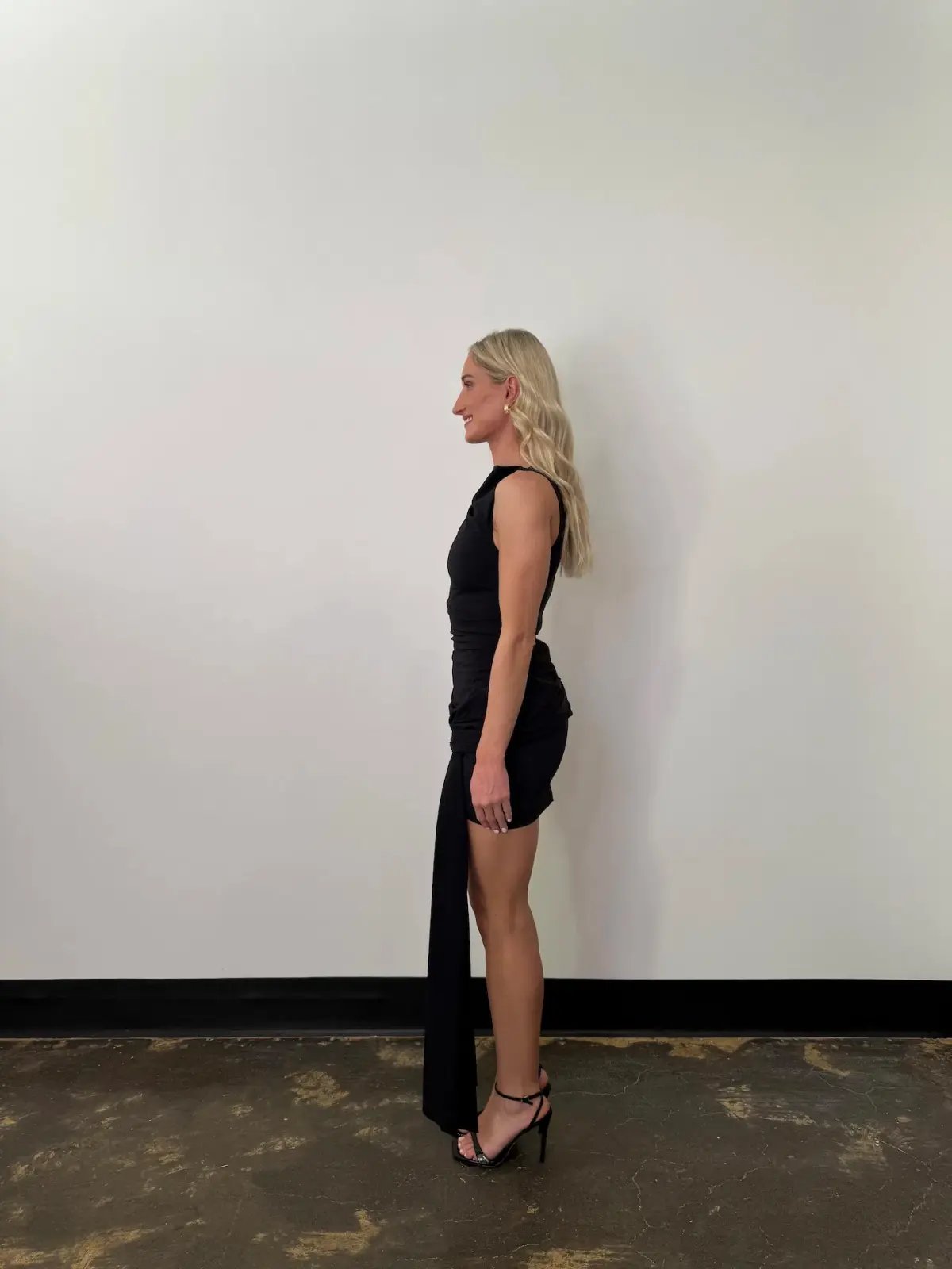 Bec & Bridge Domenic Asymmetrical Mini Dress Black Size 6 photo 2