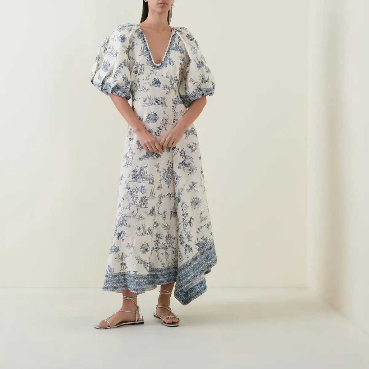 ALEMAIS Casa Midi Dress Print 8 AU photo 2