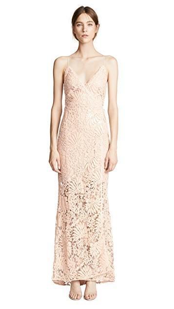 Maria Lucia Hohan Gown Pink/Nude Size 10 photo 4