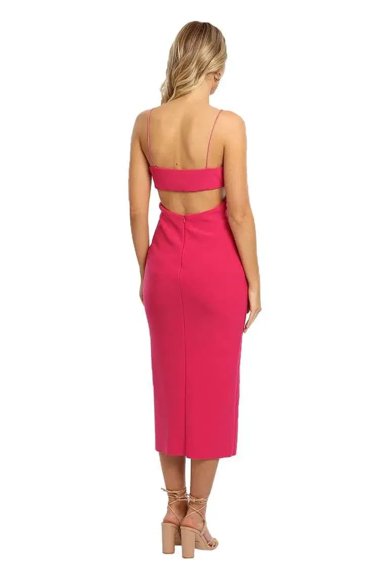 Bec & Bridge Amelie Panel Dress Pink Size 8 photo 5
