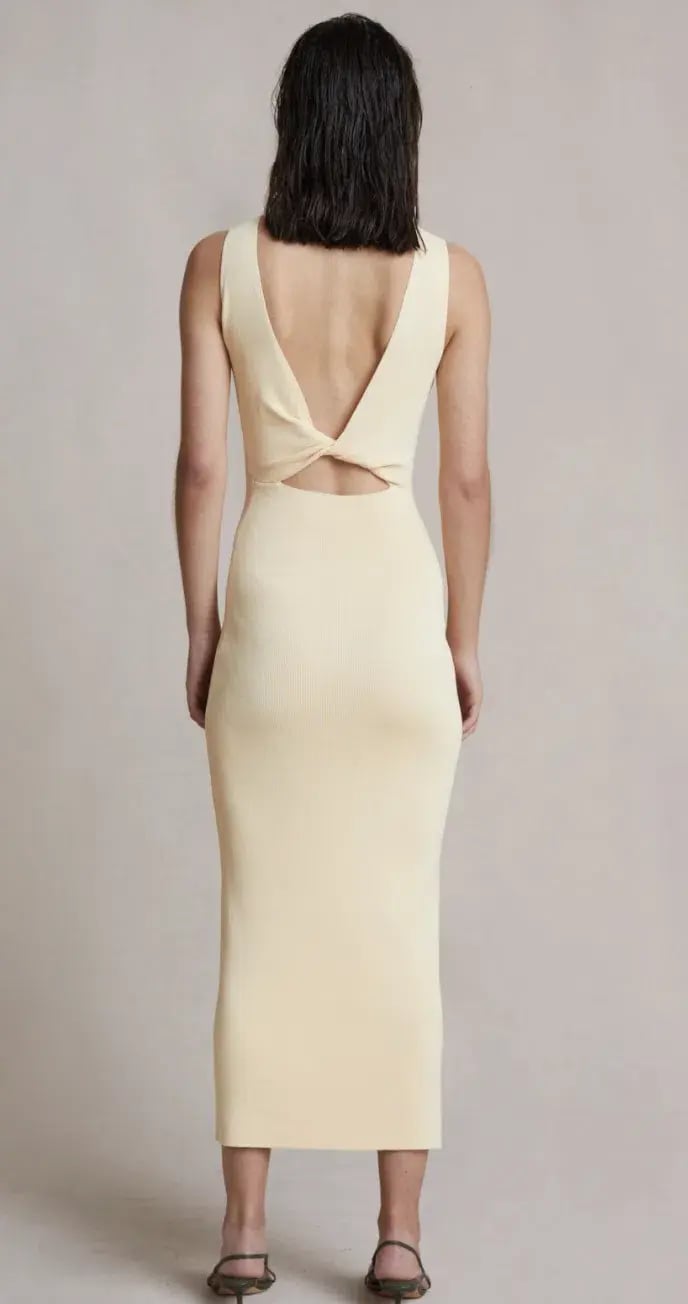 Bec & Bridge Sorbet Summer Midi Dress in Butter Size 10 photo 4