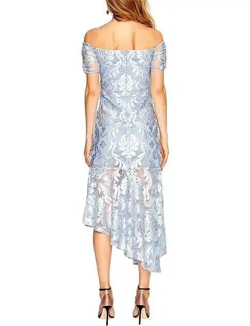 Alice McCall Fleur De Lys Gown Dress Light Blue Pebble Size 10 photo 2
