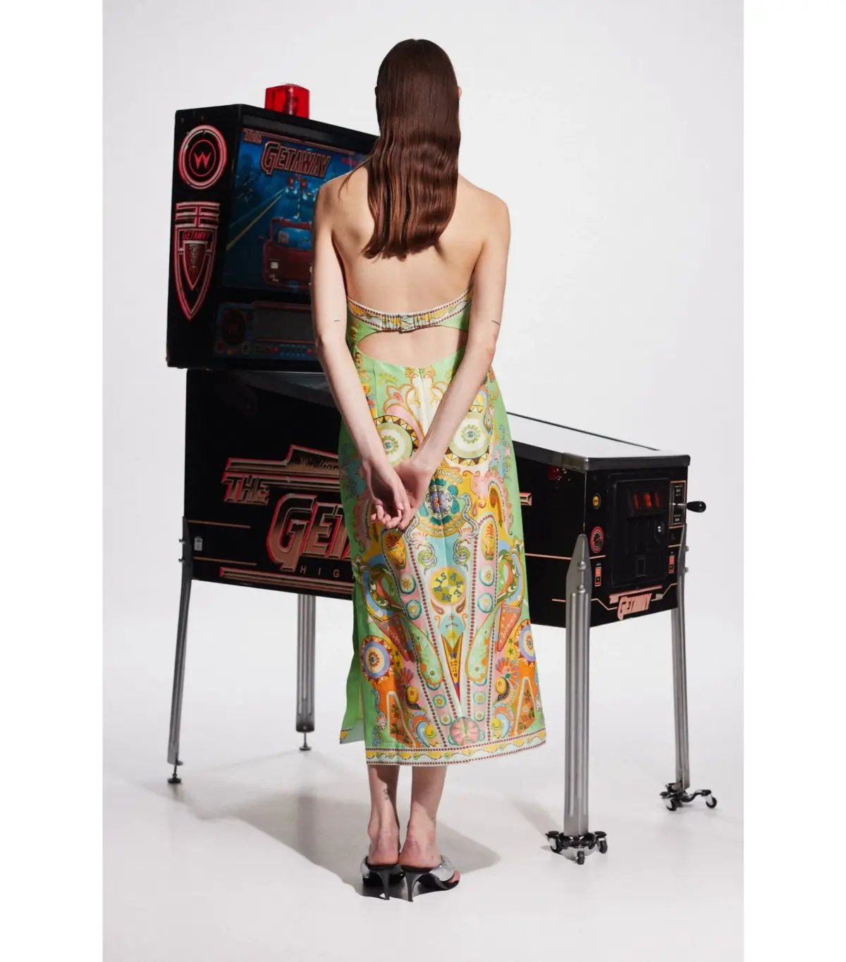 Alémais Pinball Bodice Dress Print Size AU 12 photo 3