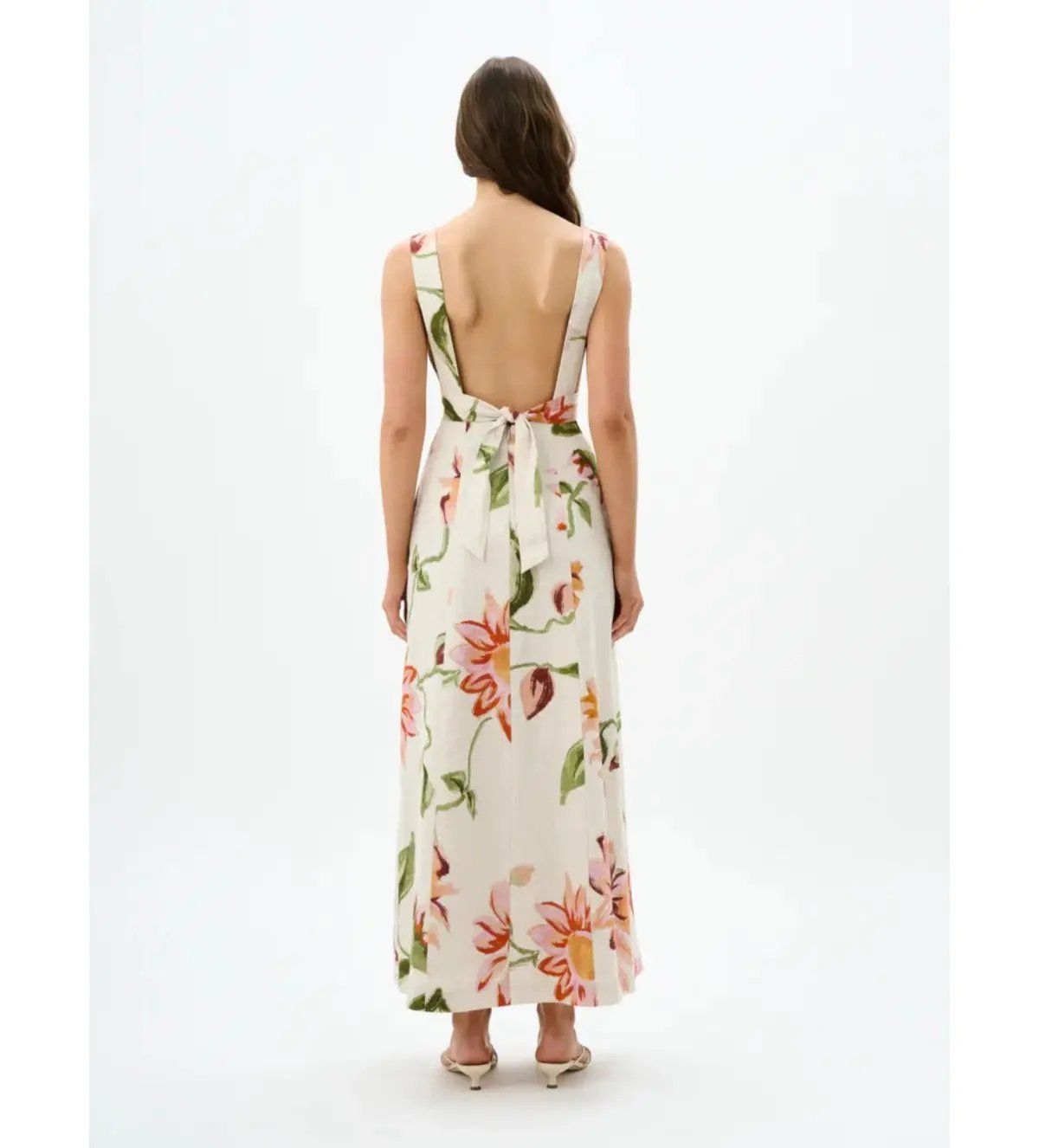 Roame Isolde Maxi Dress Raphia Bloom One Size photo 4