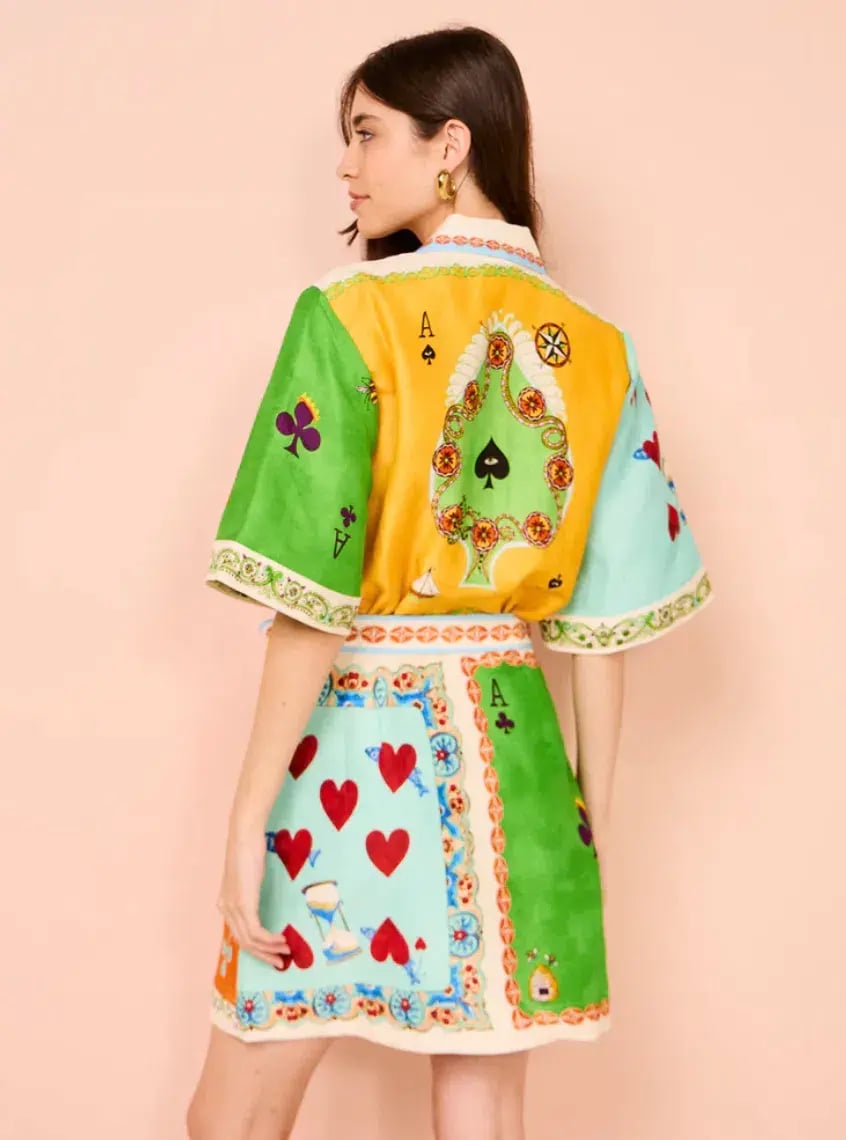 Alemais Rummy Mini Dress Multi Size 8 photo 2