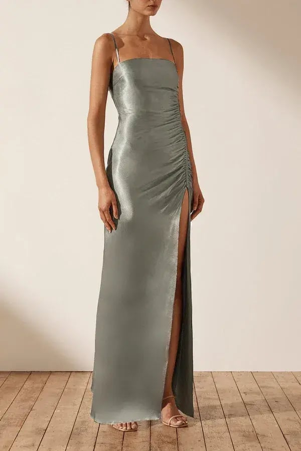 Shona Joy La Lune Ruched Maxi Dress Size 12 photo 2