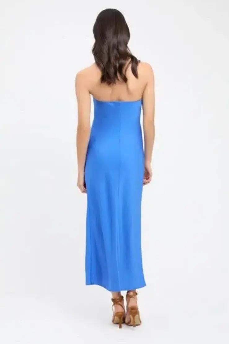 Kookai Milan Ivy Slip Midi Dress in Sapphire Size 40 / AU 12 photo 2