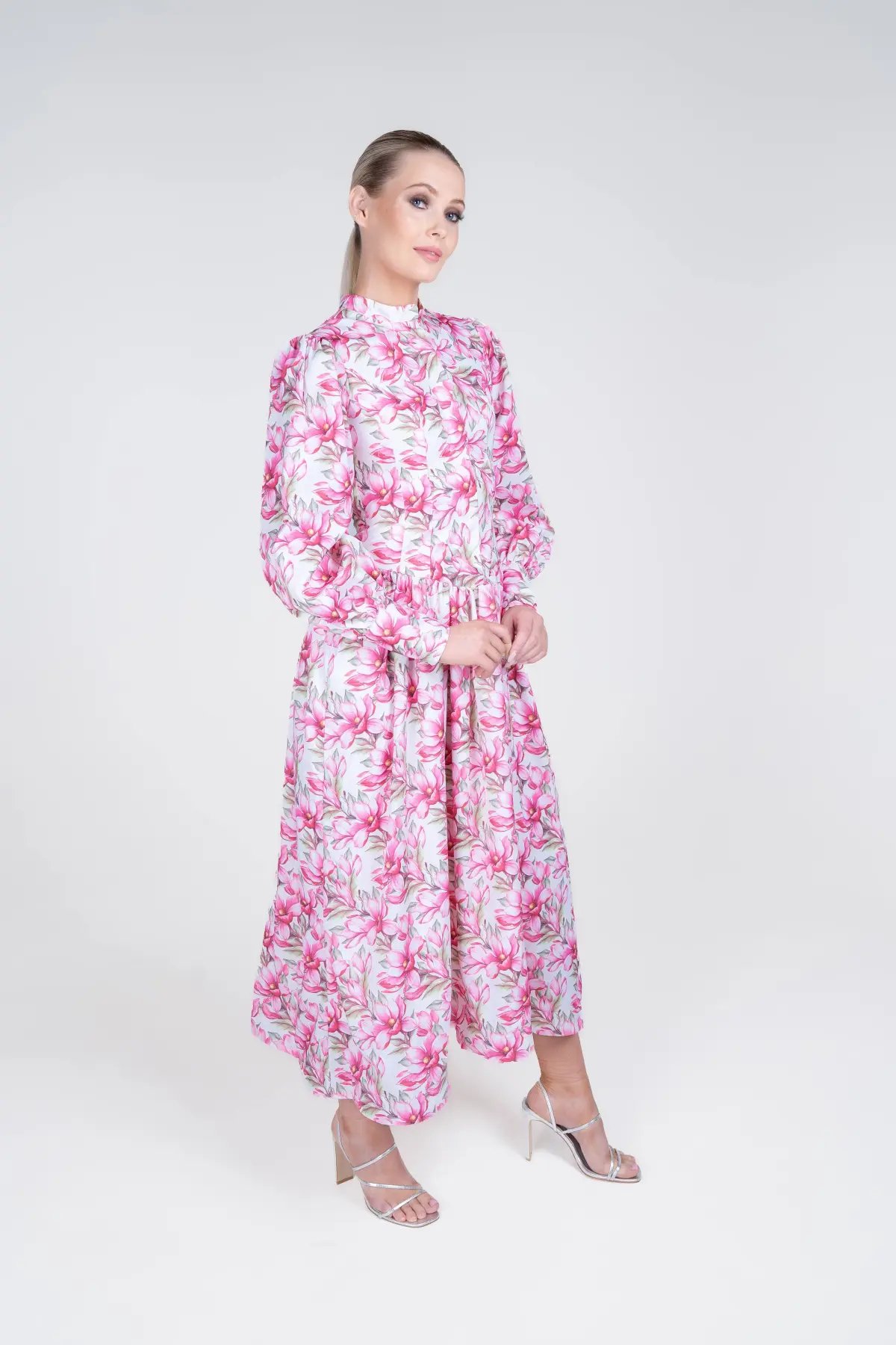Justin Tong Tamera Dress Multi Size 10 photo 3