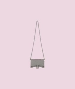 Balenciaga Hourglass Xs Silver Glitter photo 3