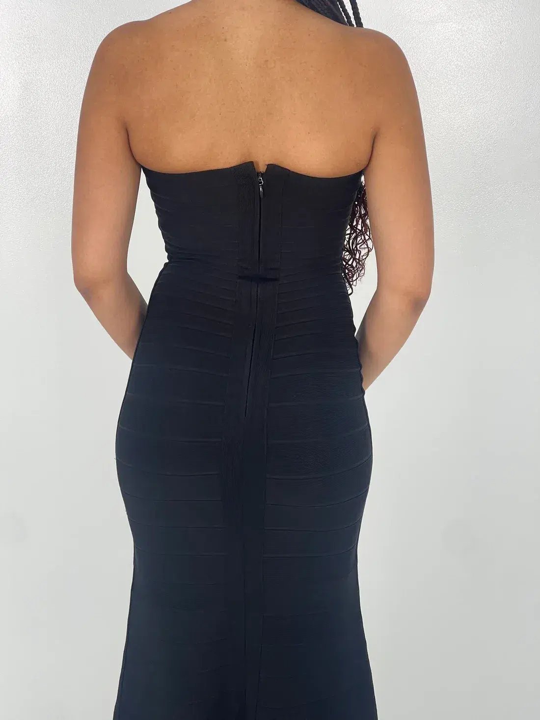 Hervé Léger Black Sara Gown in Black Size XS/AU 6 photo 4