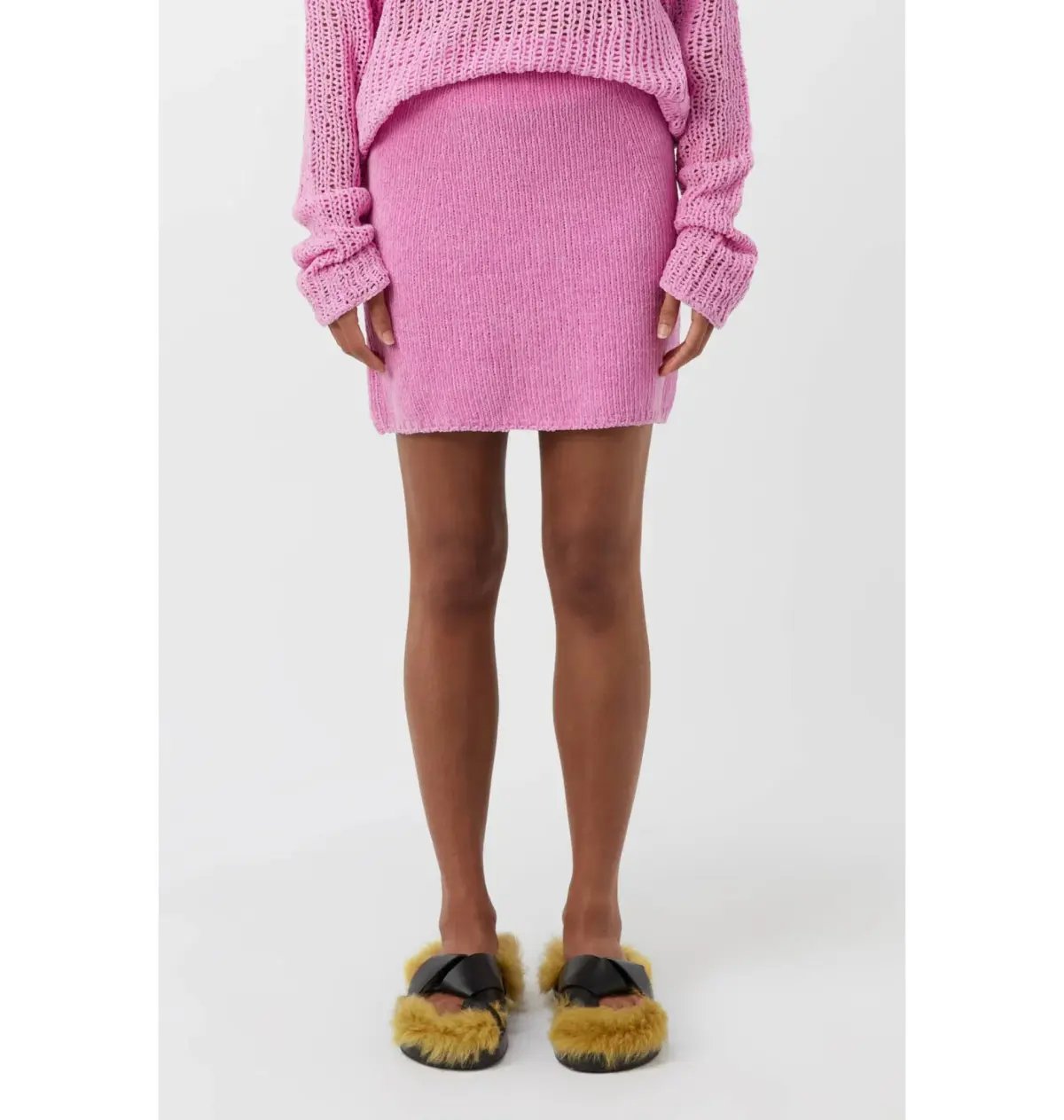 Camilla and Marc Mylo Knit Jumper S / AU 8 and Skirt Size M / AU 10 Set Bubblegum Pink photo 2