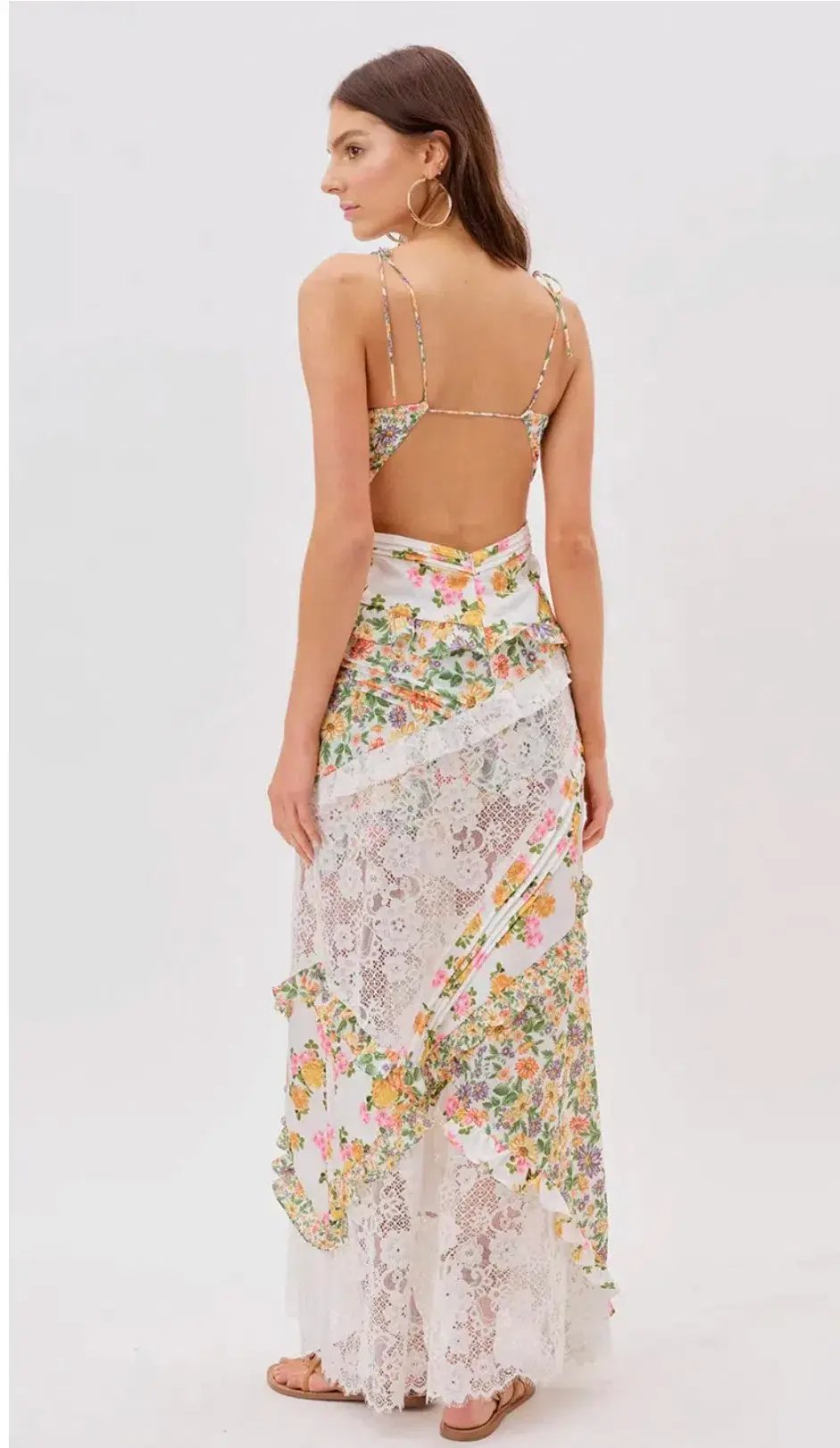 For Love and Lemons Rosalyn Maxi Dress Floral Size S / AU 8 photo 2