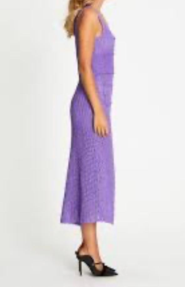 Alice McCall Coney Island Midi Dress in Violet Size 6. photo 3