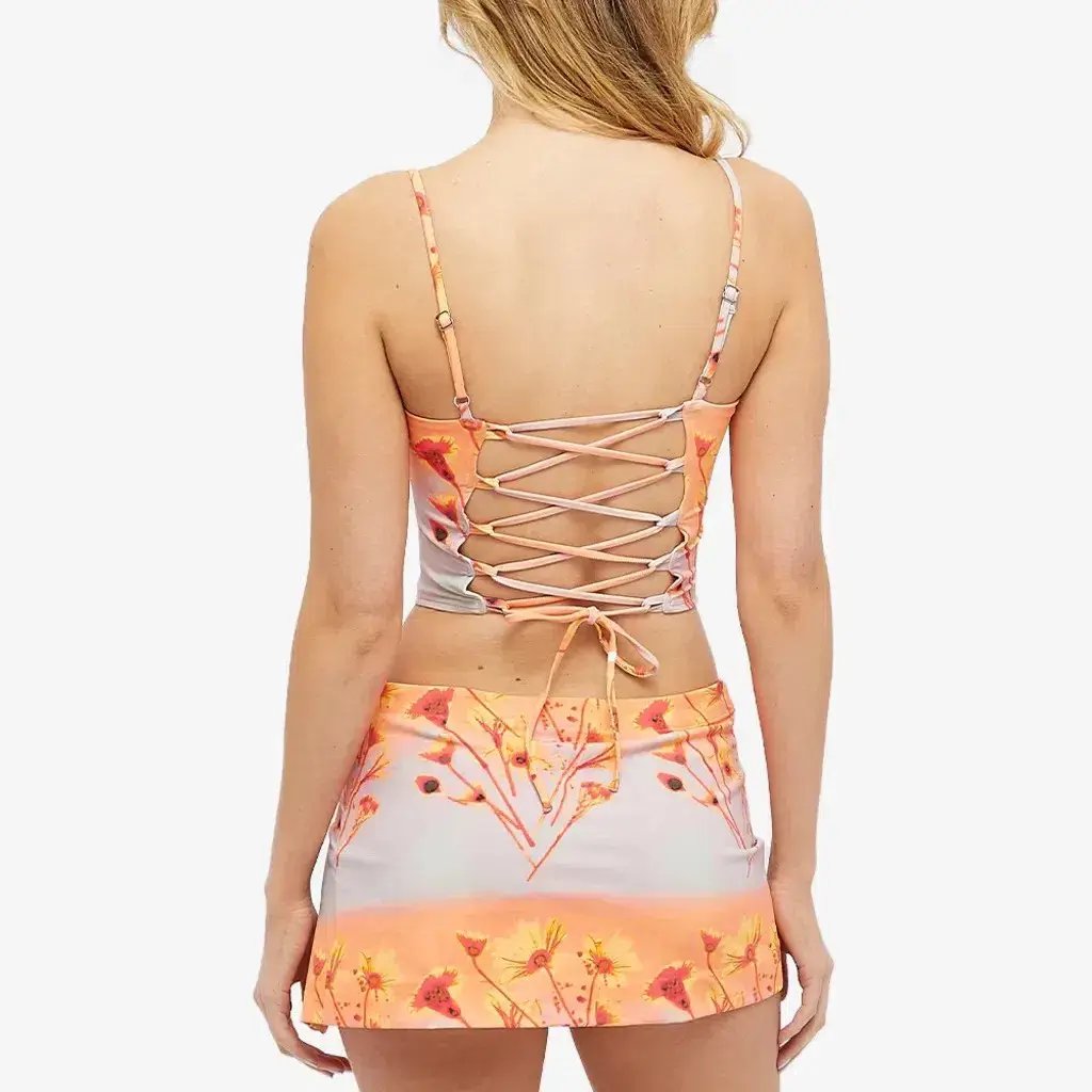 Miaou Venus Corset Floral Size M/ AU 12 photo 3
