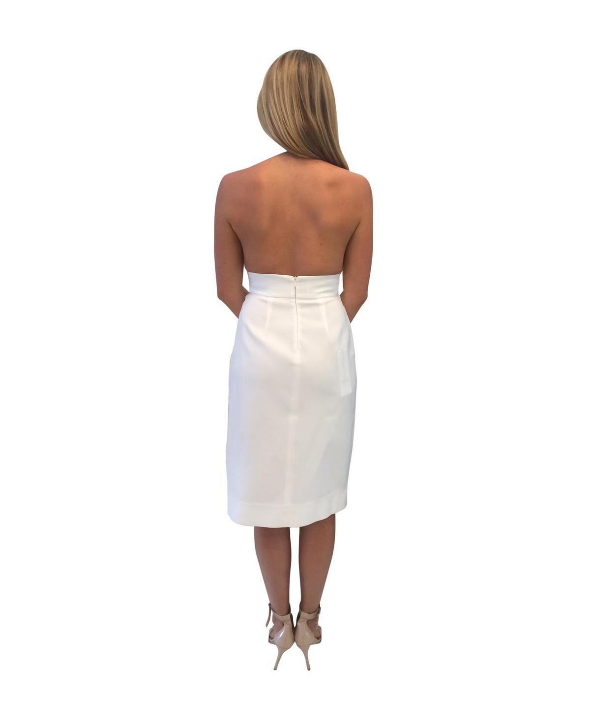 Acler Hardwood Dress Ivory White Size 10 photo 3