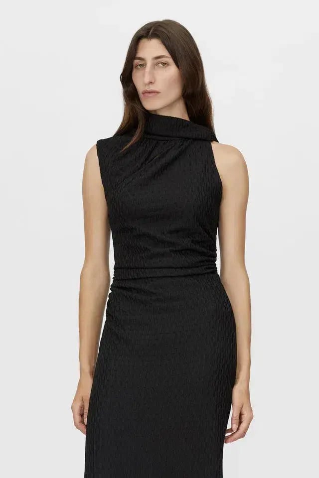 Camilla And Marc Davana Midi Dress Black Size 10 photo 2