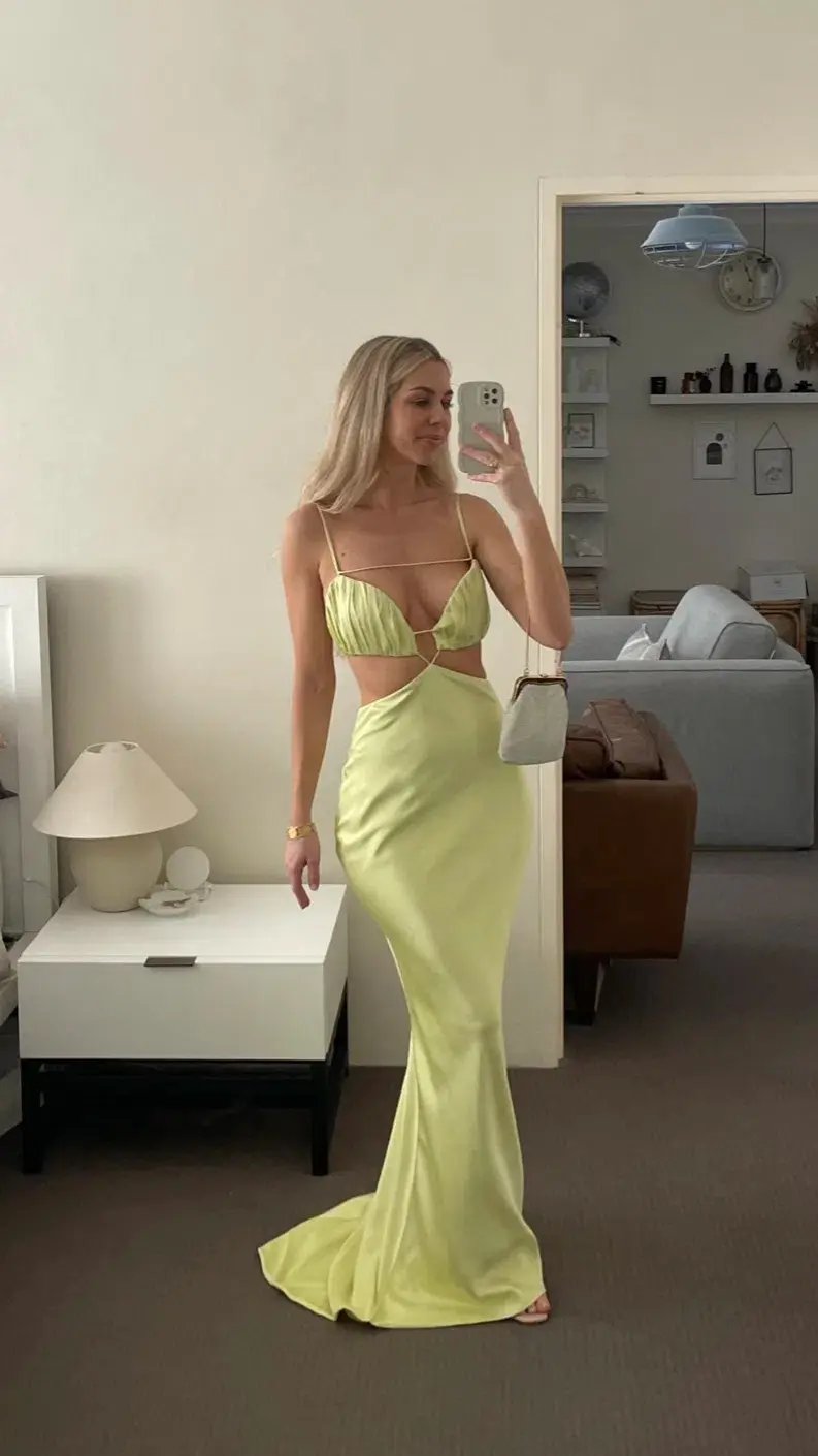 Lexi Leia Maxi Formal Dress Mojito Size 8 photo 8
