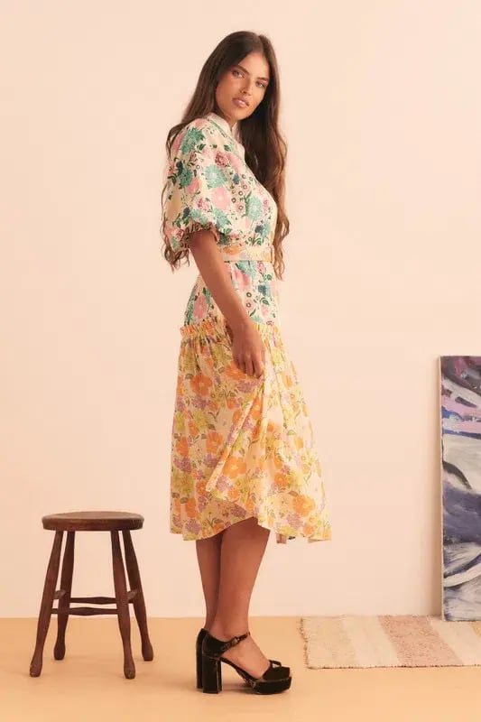 Bohemian Traders Sundance Spliced Dress in Multi Size 12 photo 2