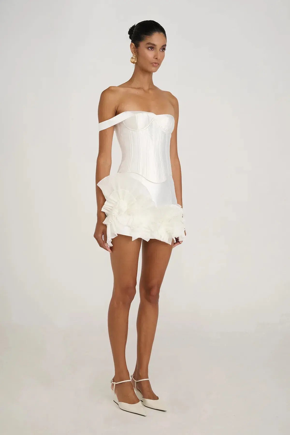 Eliya the Label Jenaya Top & Kerrie Skirt Set White Size 8 photo 3