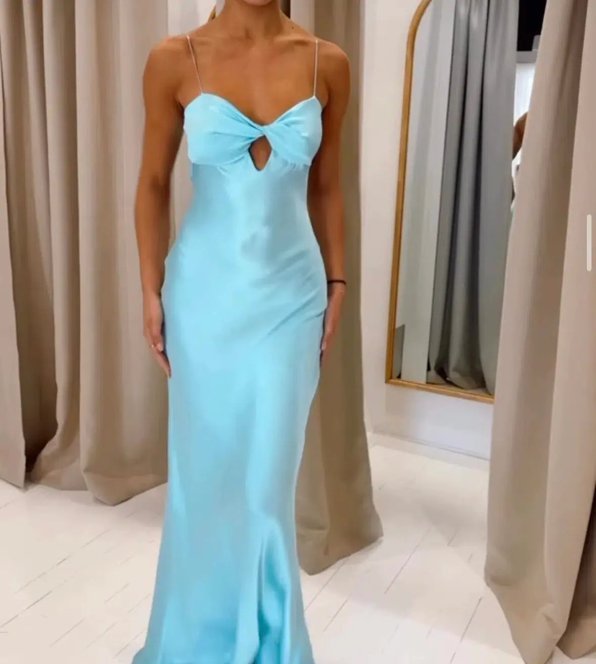 Bec and Bridge Cinder Twist Maxi Dress in Blue Size 8 photo 3