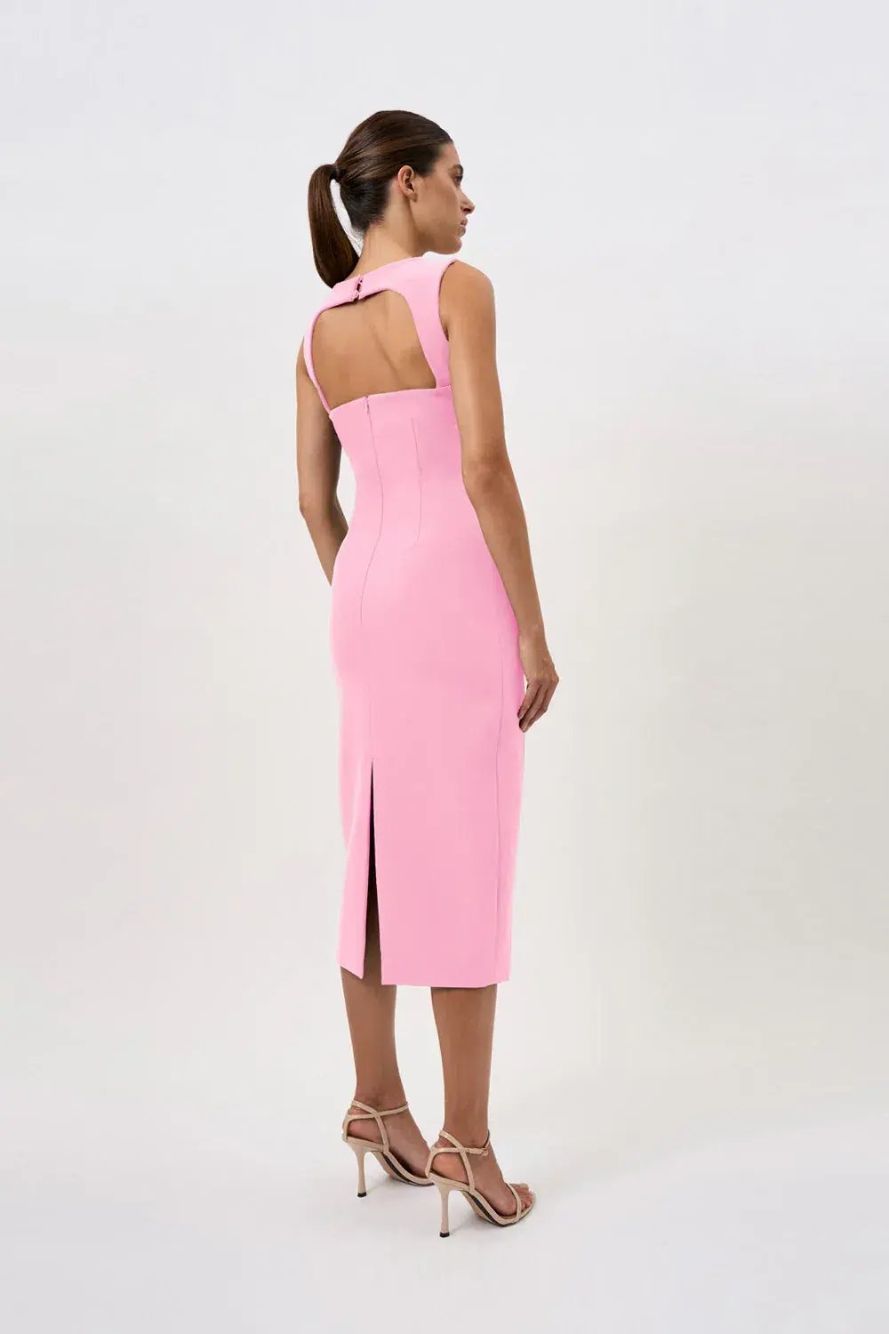 By Johnny Elara Curve Midi Dress Size 12 photo 3
