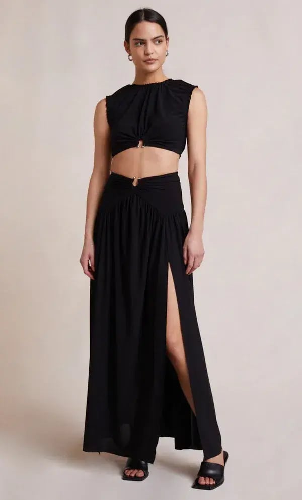 Bec & Bridge Minx Top And Skirt Set Black Size 8 photo 5
