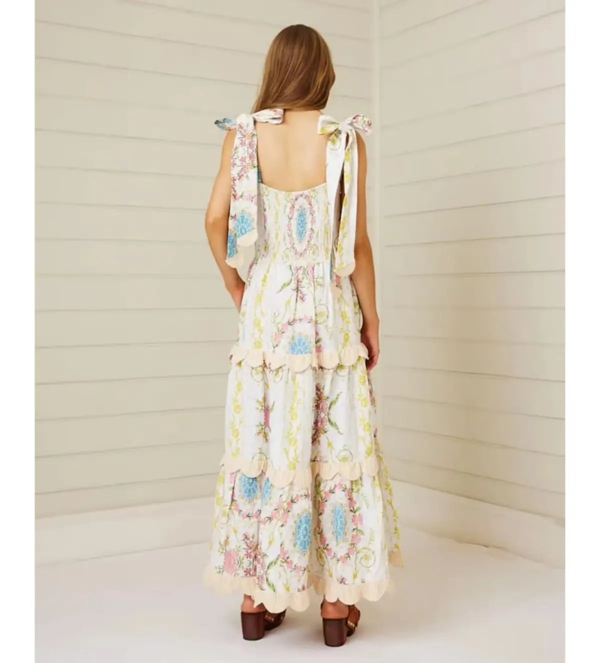 Binny Down The Rabbit Hole Dress in Fluer De Lys Print Size AU 8 photo 4
