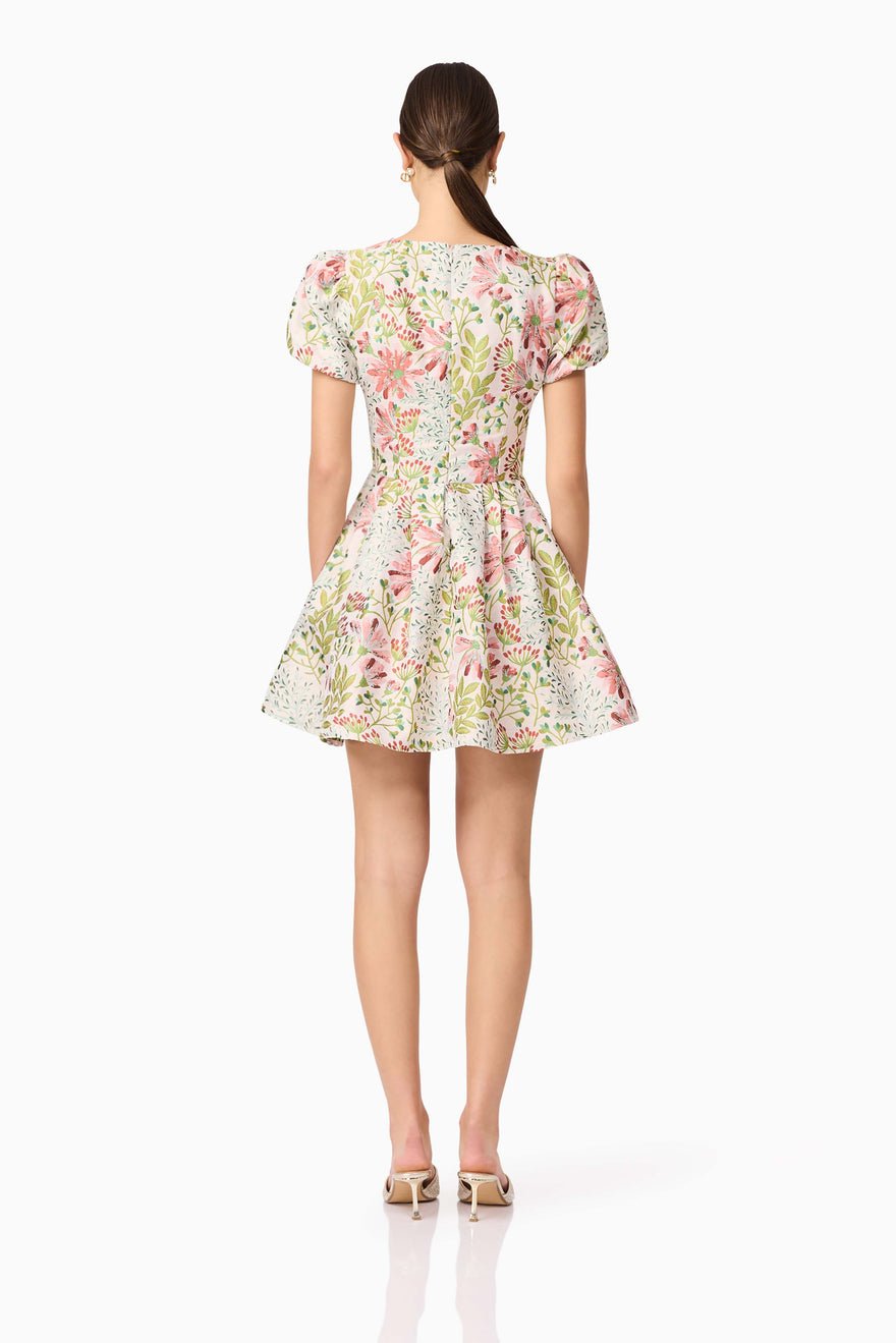 Elliatt Calaantha Puff Sleeve Mini Dress - Multi photo 3
