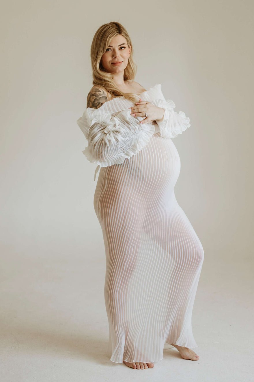 Mama Rentals Tulip Pleated Gown photo 4